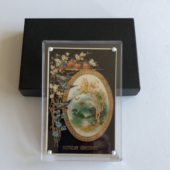 Lucite Clear 4”x 6” Photo Frame Magnetic double sided 3/4” thick NEW in box - Picture 4 of 4